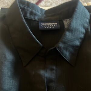 Sleeveless linen pullover blouse by Liz Claiborne